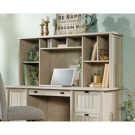 Sauder Costa Computer Hutch Chc , Durable, 1 in. thick top 420654